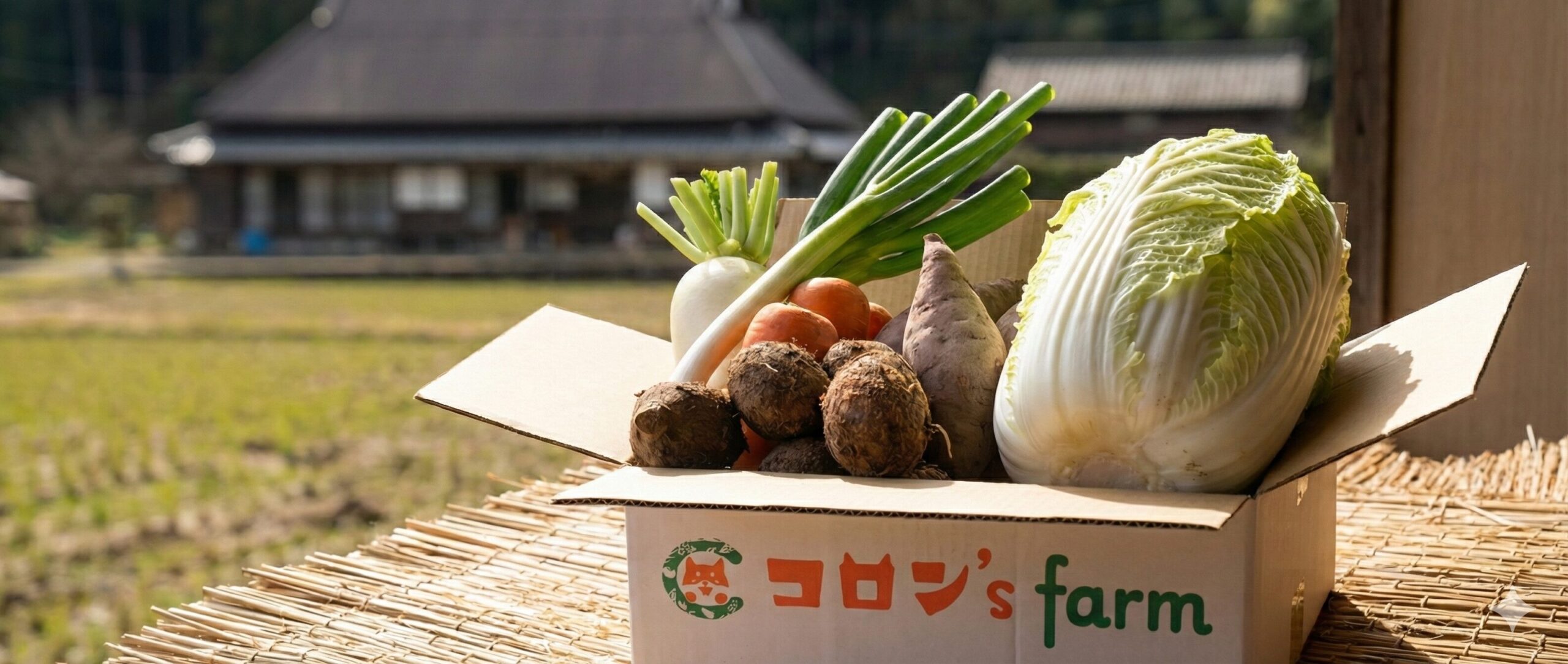 コロン’sファーム 野菜セット（白菜・大根・里芋・長ねぎなど）