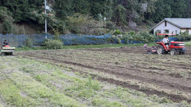 本日の作業は、各圃場の耕運と畝立て🚜🌱
またまた週末から雨模様が続くみたいなので🌧️
急ピッチで作業を進めています💪✨

土づくりをしっかり整えて、次の野菜たちの準備です🥬🥦
今日も一日お疲れさまでした😊

#コロンズファーム
#農作業
#畑仕事
#耕運
#畝立て